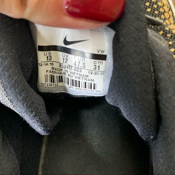 AIR MAX Infuriate Low Black White Metallic Gold - Picture 8 of 10